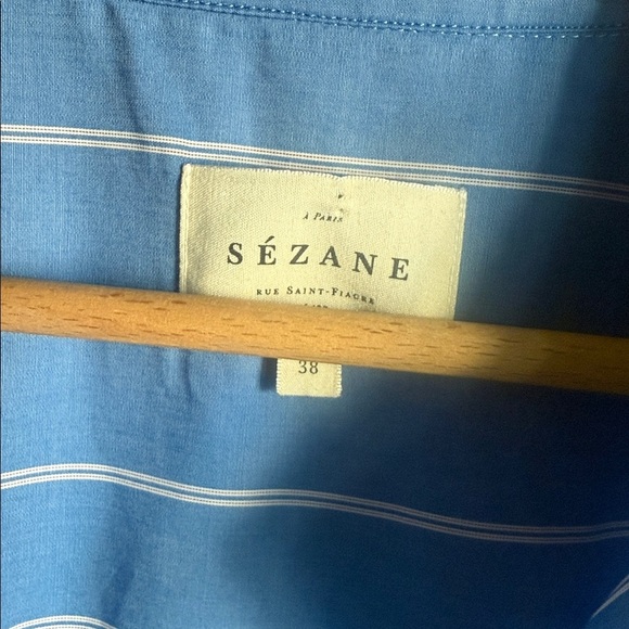 Sézane Tymea Midi Shirt Dress FR38/US6 - Picture 10 of 13